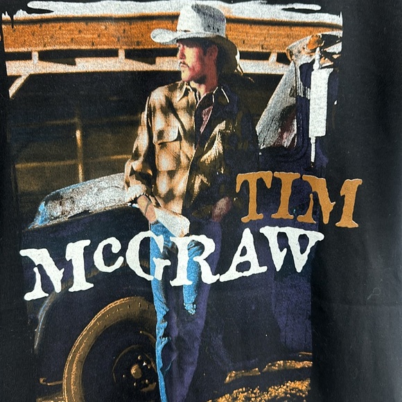 Vintage single stitch Tim McGraw all I want graphic T-shirt M - Picture 2 of 6